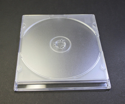 White Transparent DVD Shell