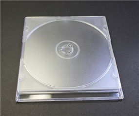 White Transparent DVD Shell